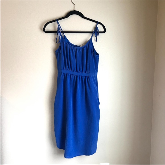 Madewell Dresses & Skirts - Blue Madewell Sundress with tie spaghetti straps